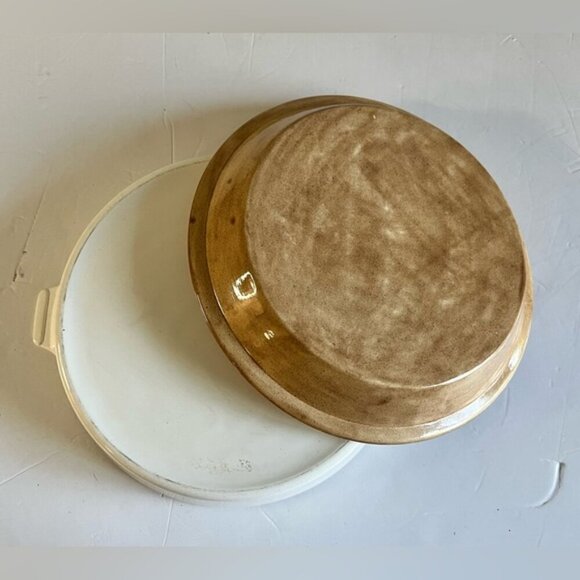 Vintage Corelle Buffet Server with Lid – Ceramic 10-Inch Serving Dish - Picture 8 of 12